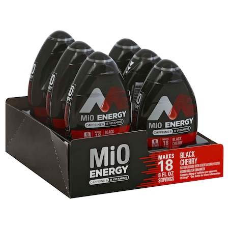 Mio Mio Beverage Black Cherry 1.62 fl. oz., PK12 10043000000462